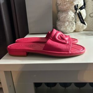Women's Pink Slide Sandals